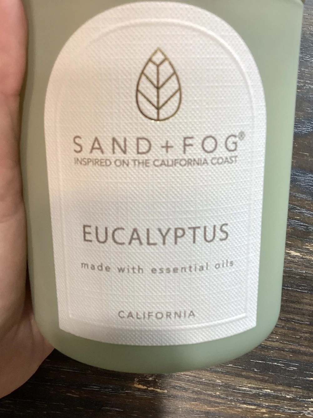 Sand + Fog Eucalyptus Essential Oils Candle